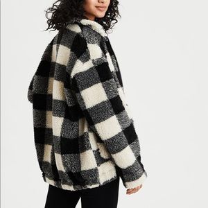 Plaid American eagle jacket
